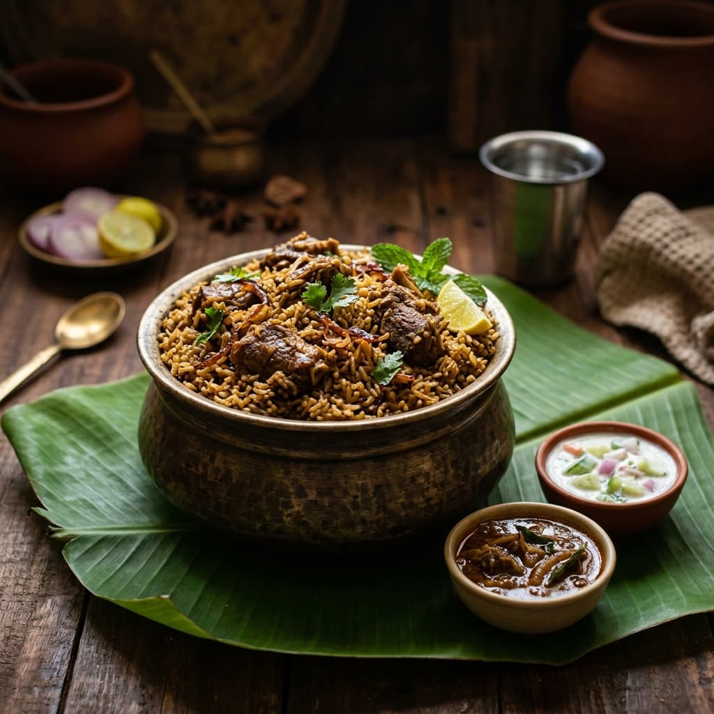 DINDIGUL THALAPPKATTI MUTTON BIRYANI